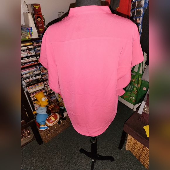 Pink Button-Up Blouse - Picture 7 of 7